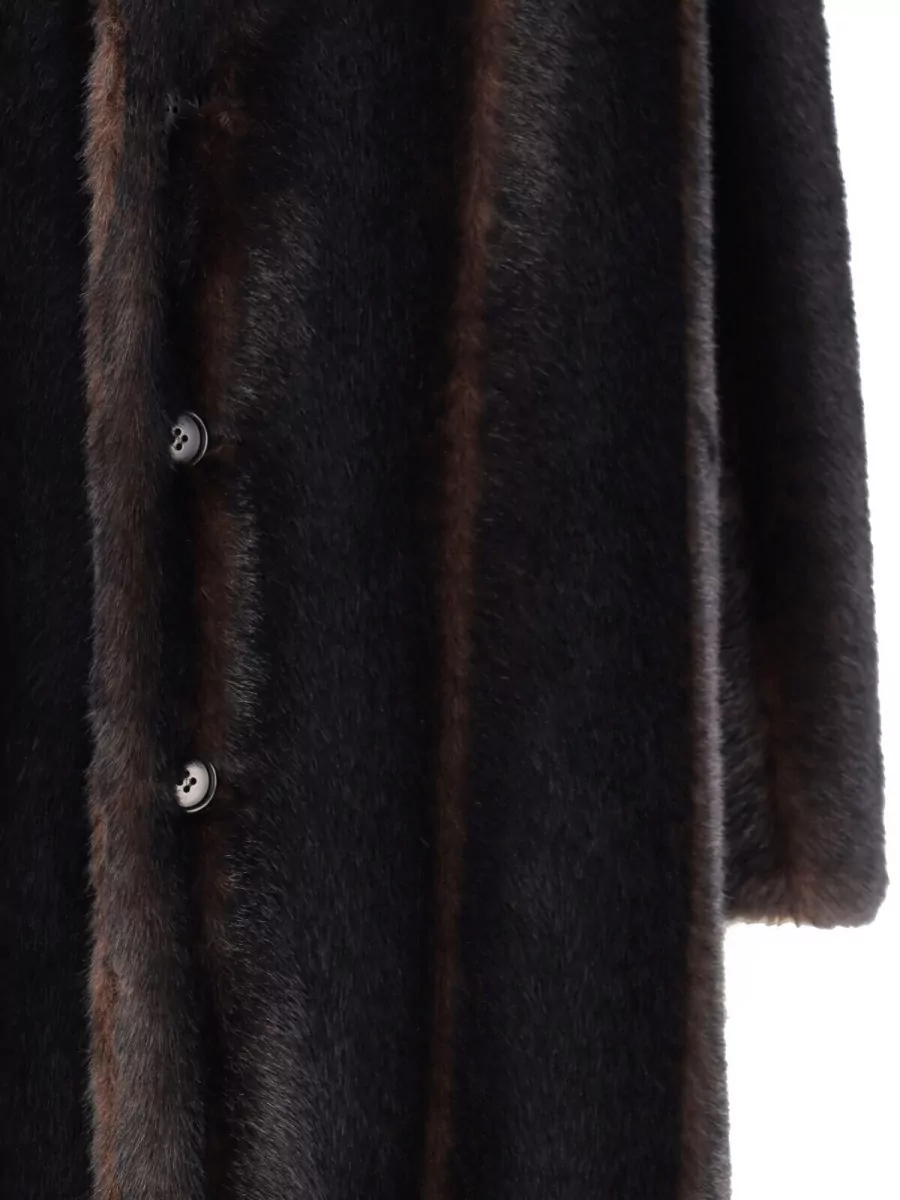 Mm6 Maison Margiela Faux Fur Coat