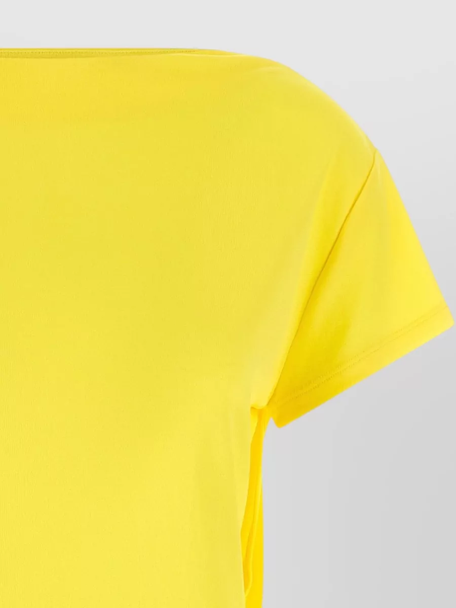 Jacquemus La Robe Mistral Draped Cutout Mini Dress