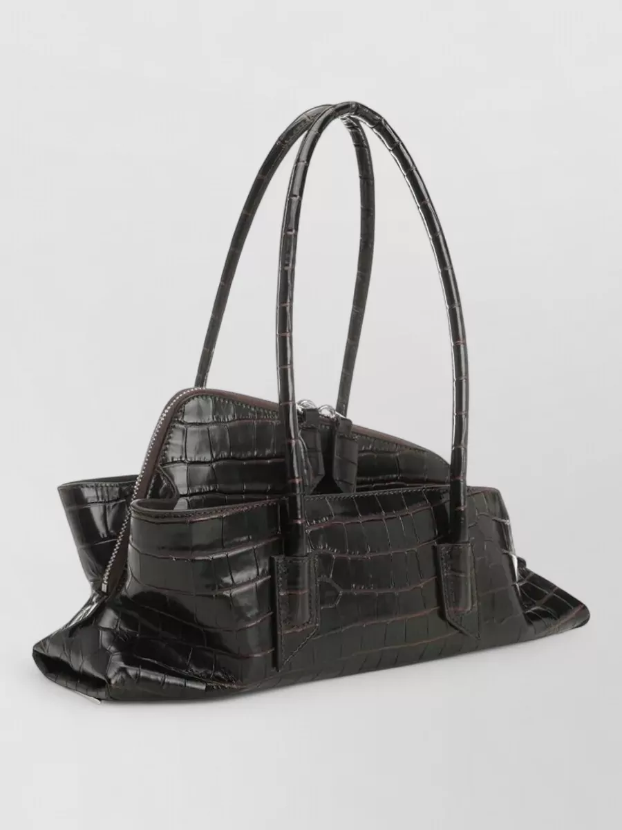 The Attico Small Leather Shoulder Bag