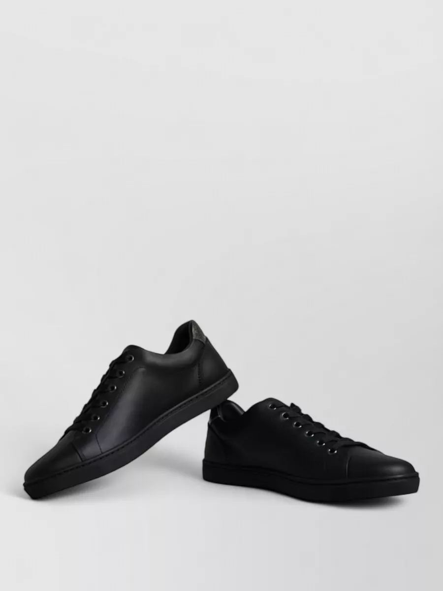 Dolce&Gabbana Leather Lace-Up Sneakers