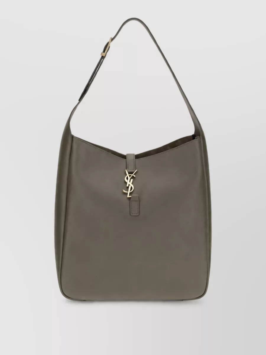 Saint Laurent Na Calf Leather Bicolor Tote Bag