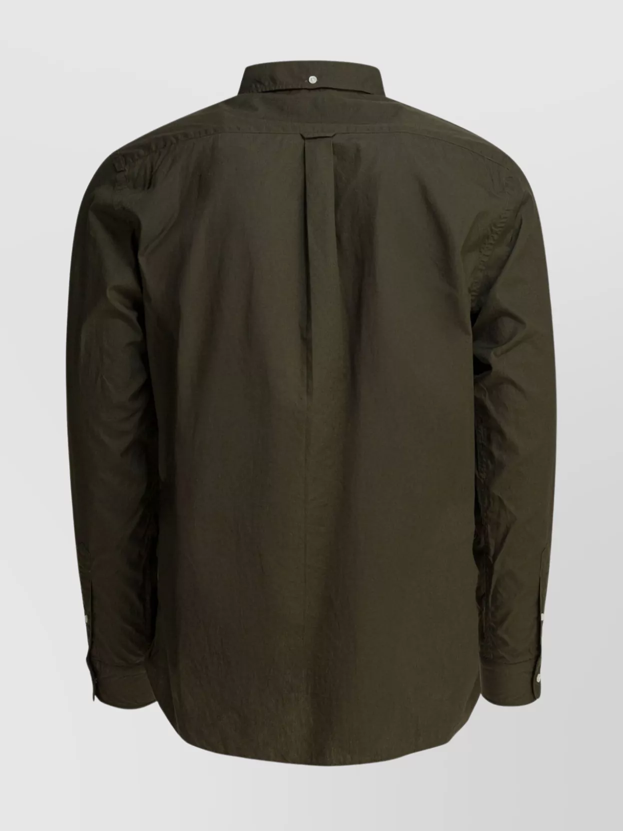 Beams Plus Long Sleeve Button-Down Collar Shirt With Pocket