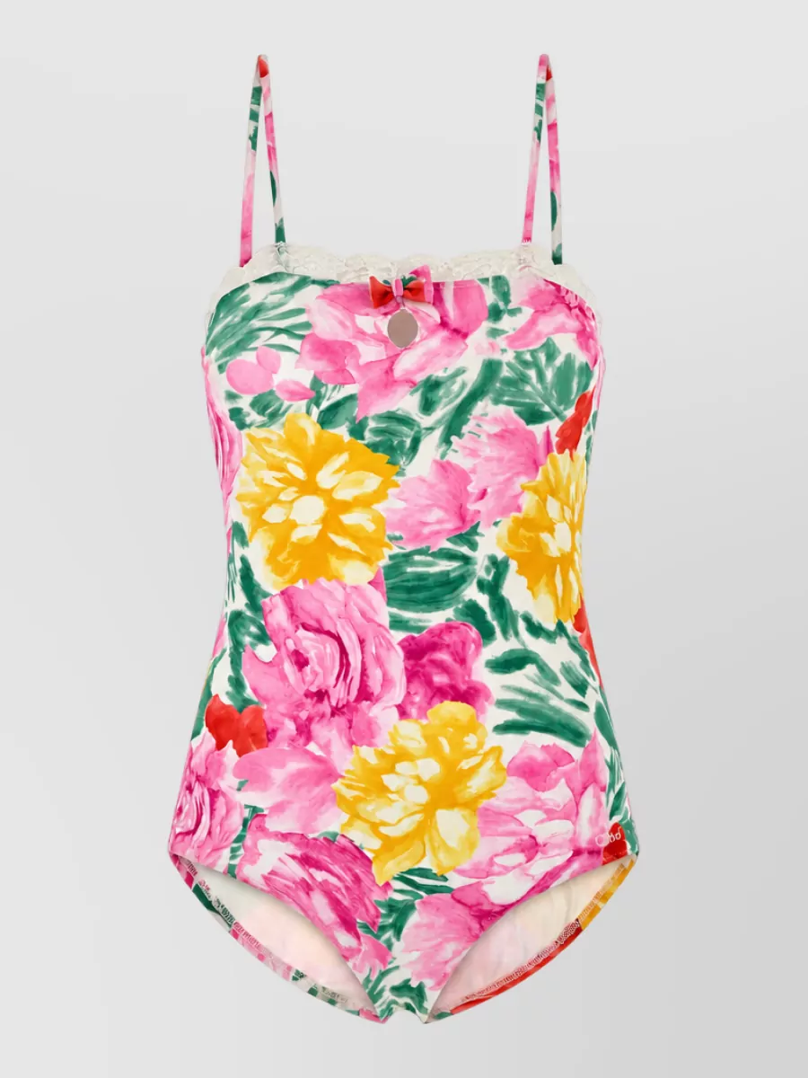 Chloé Printed one-piece swimsuit