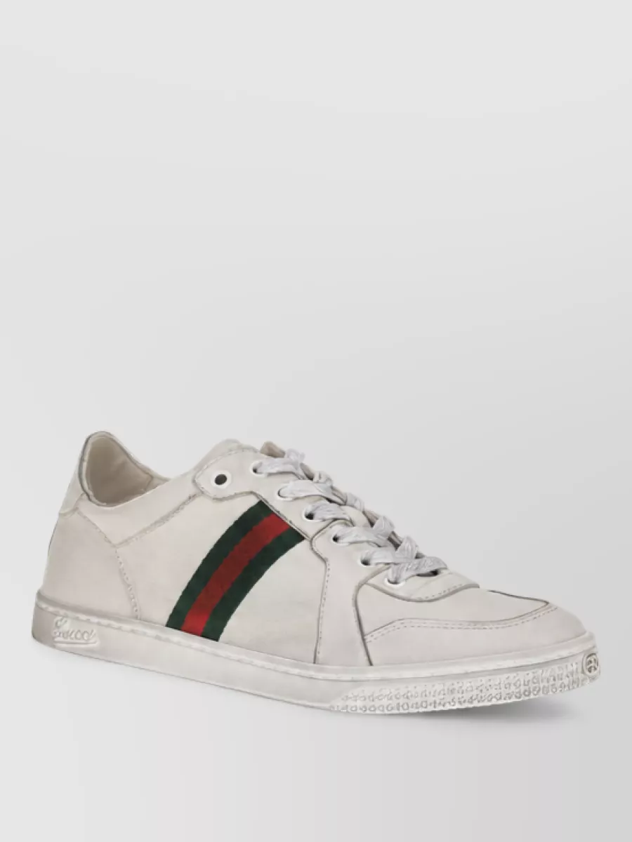 Gucci leather lace-up sneakers