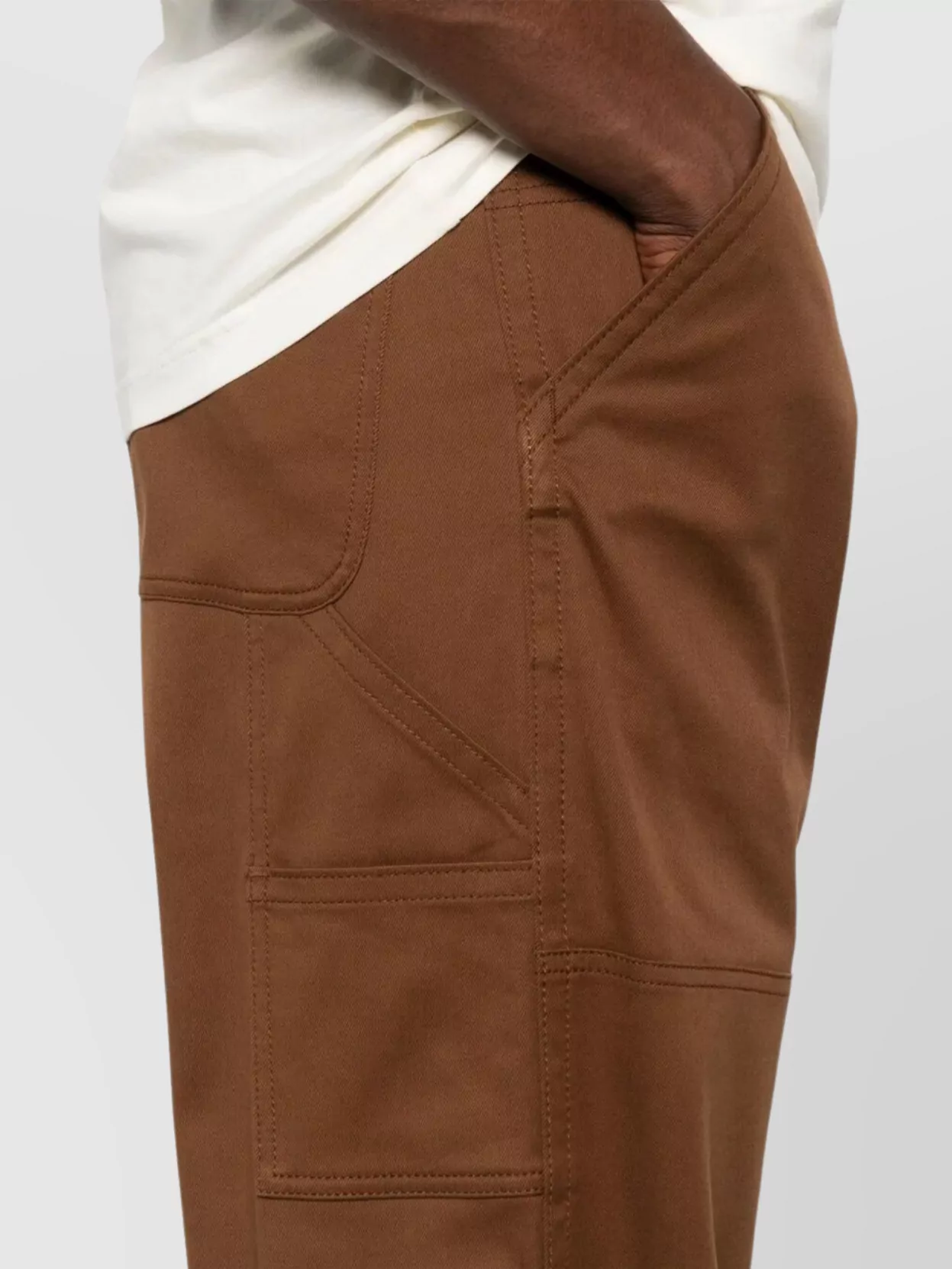 Moncler Straight Leg Trousers Panel Detailing