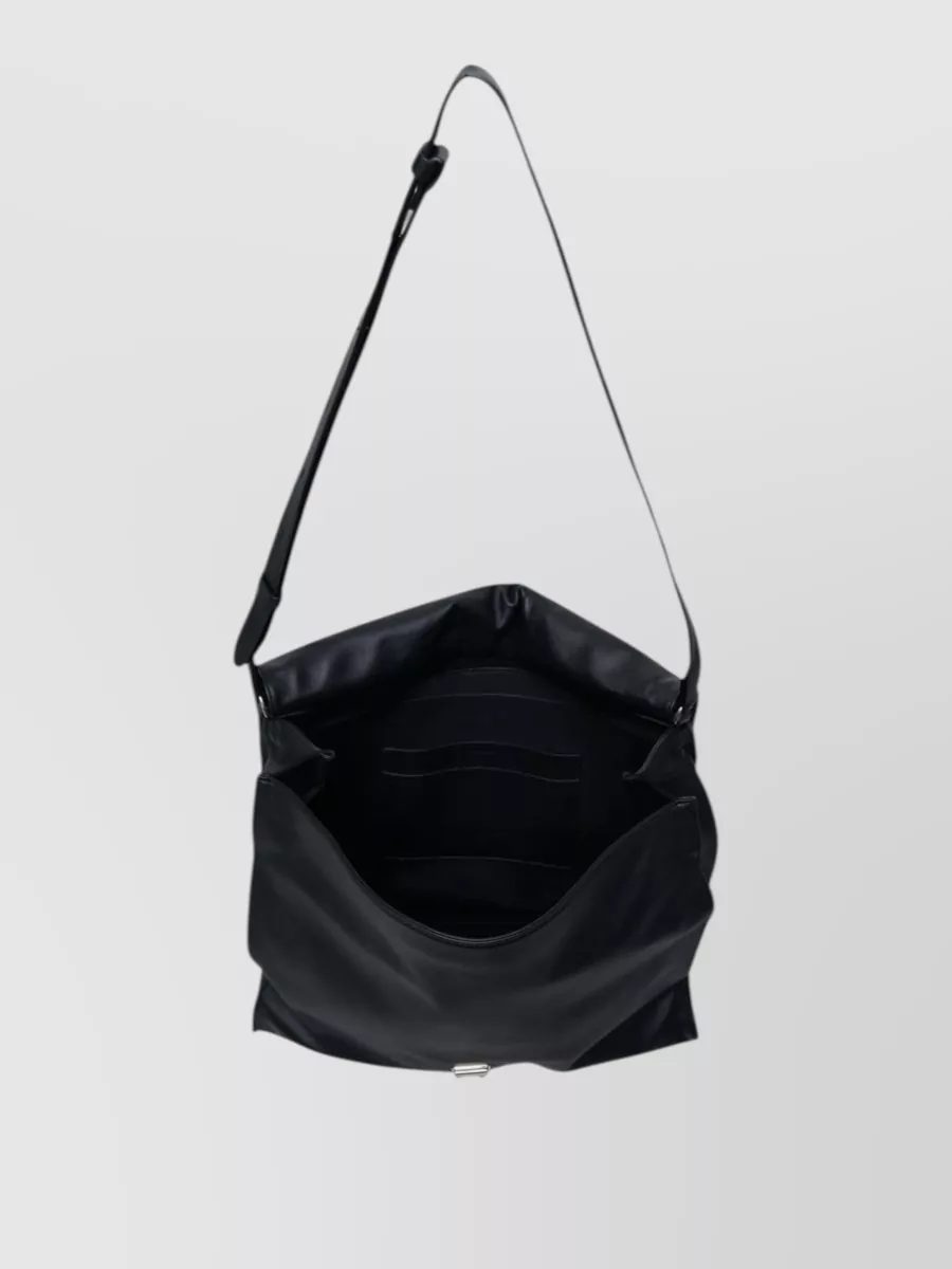 Jil Sander Leather Messenger Bag