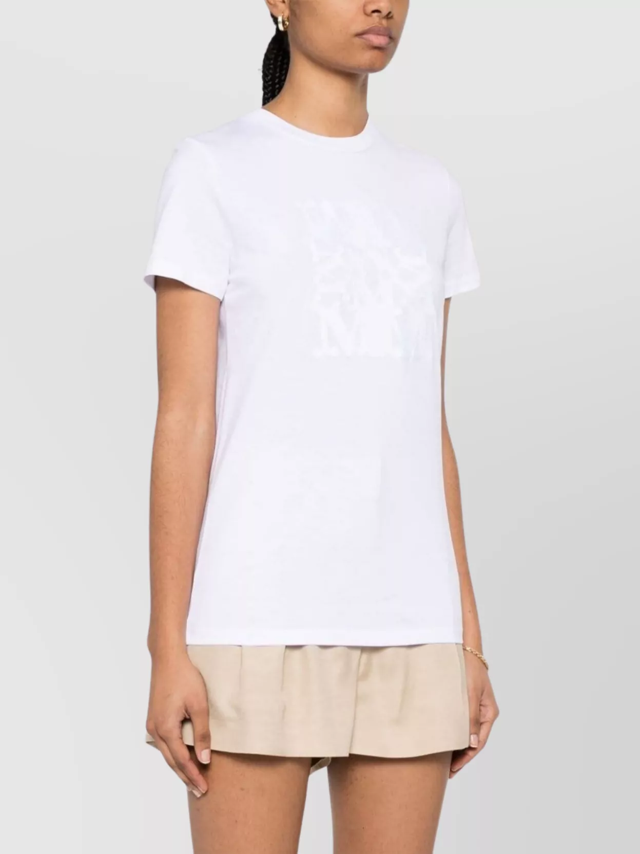 Max Mara Cotton Jersey Logo T-Shirt