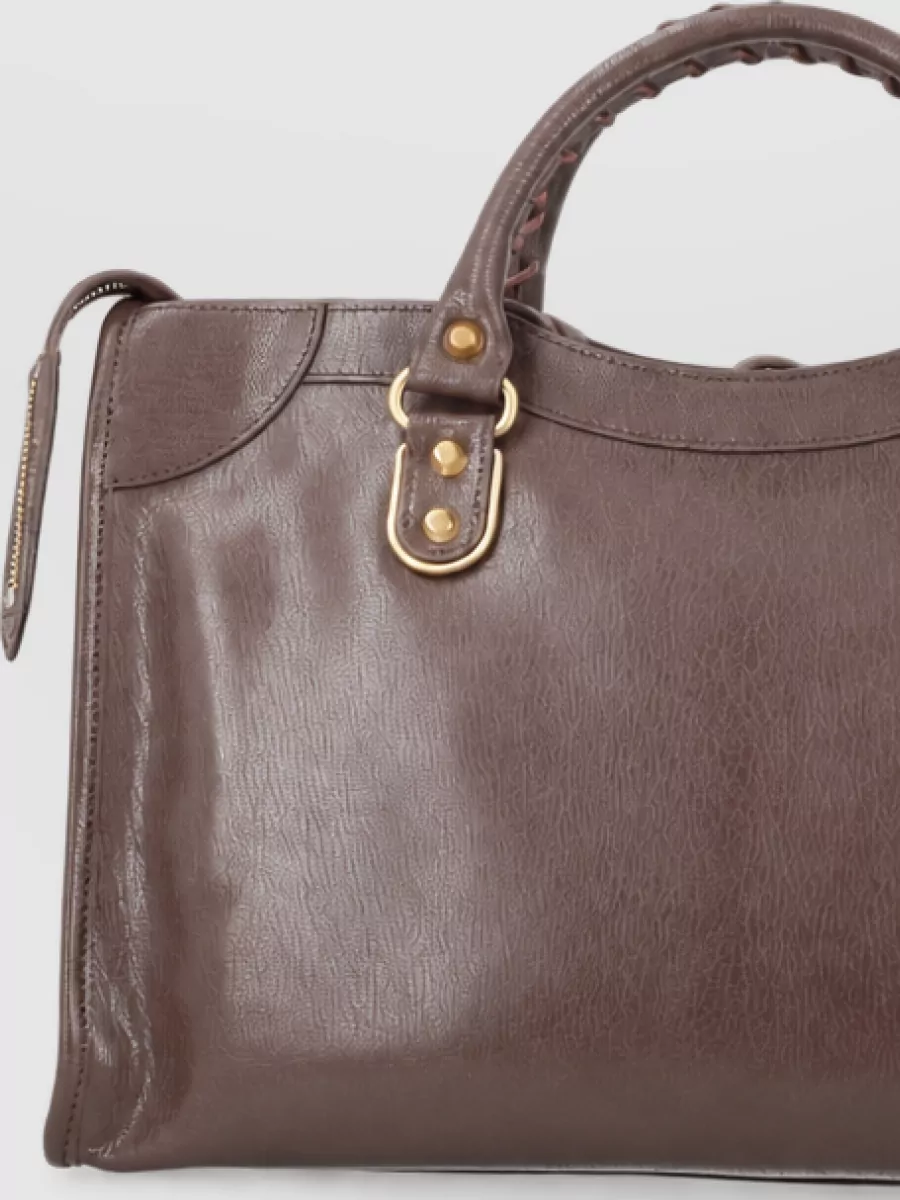 Balenciaga le city medium leather tote bag