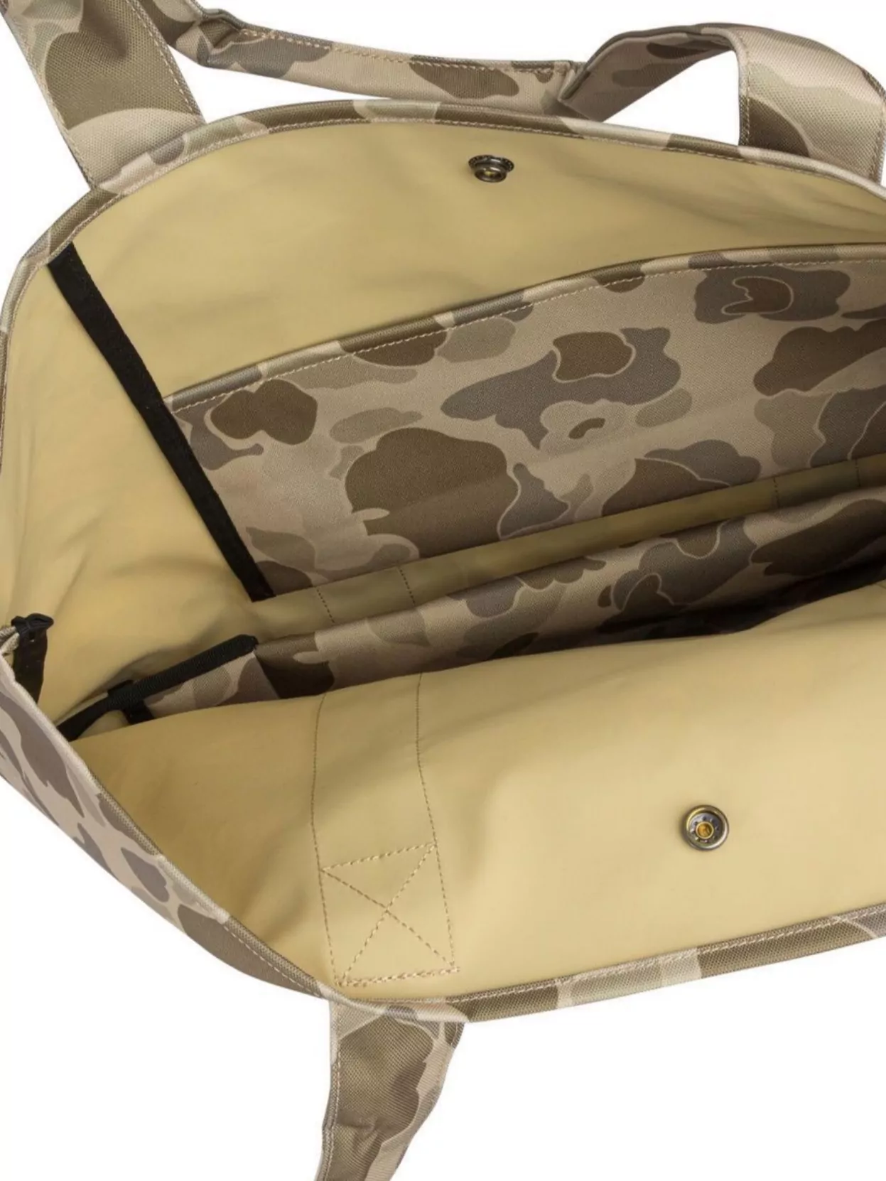 CARHARTT CAMOUFLAGE PRINT SHOULDER BAG WITH DUAL HANDLES