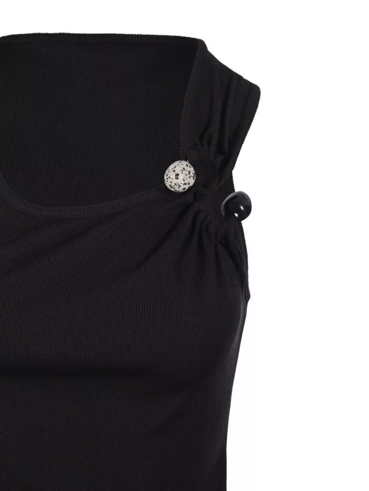 Christopher Esber Ribbed Scoop Neck Tank Top