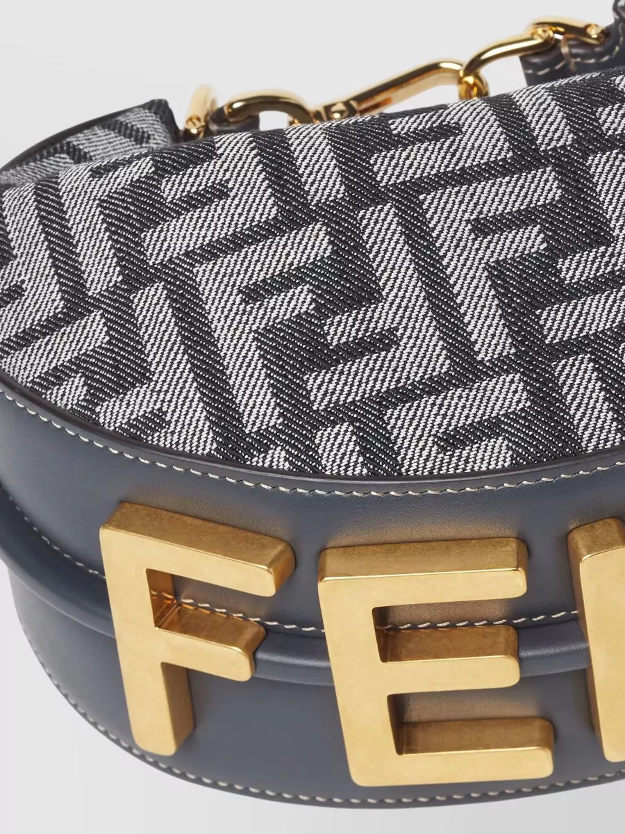 Fendi Mini Shoulder Bag Gold Hardware Strap