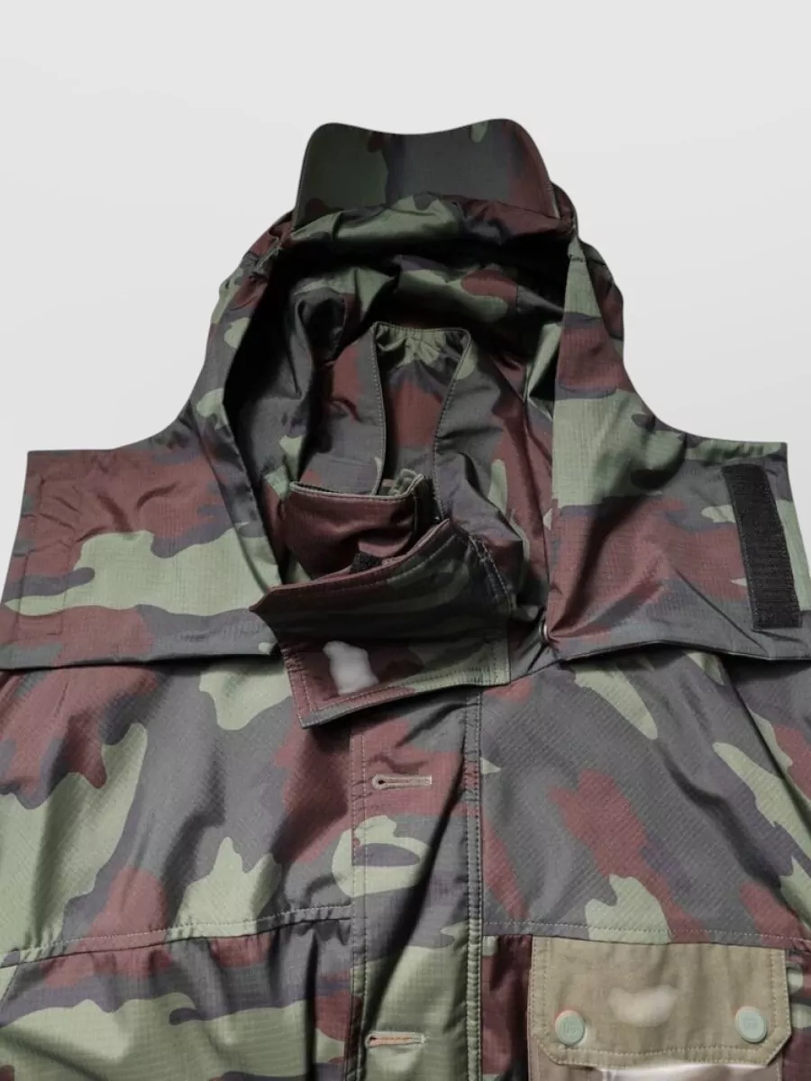 Dolce&Gabbana Camouflage Hooded Padded Jacket