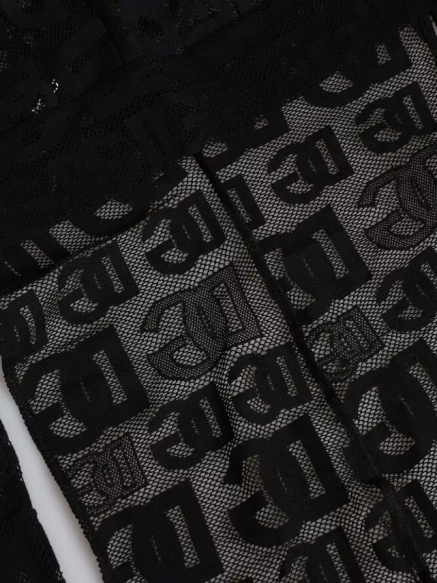 Dolce&Gabbana Lace Logo Headscarf