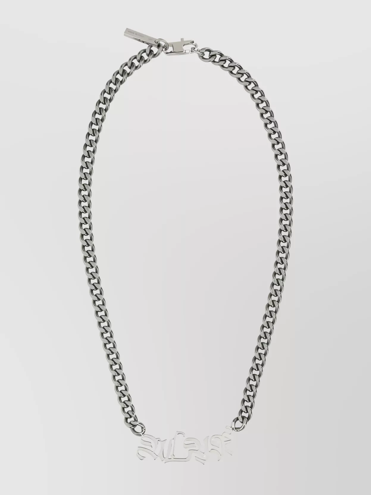 Shop Alyx Sculpted Link Chain Necklace In Grey