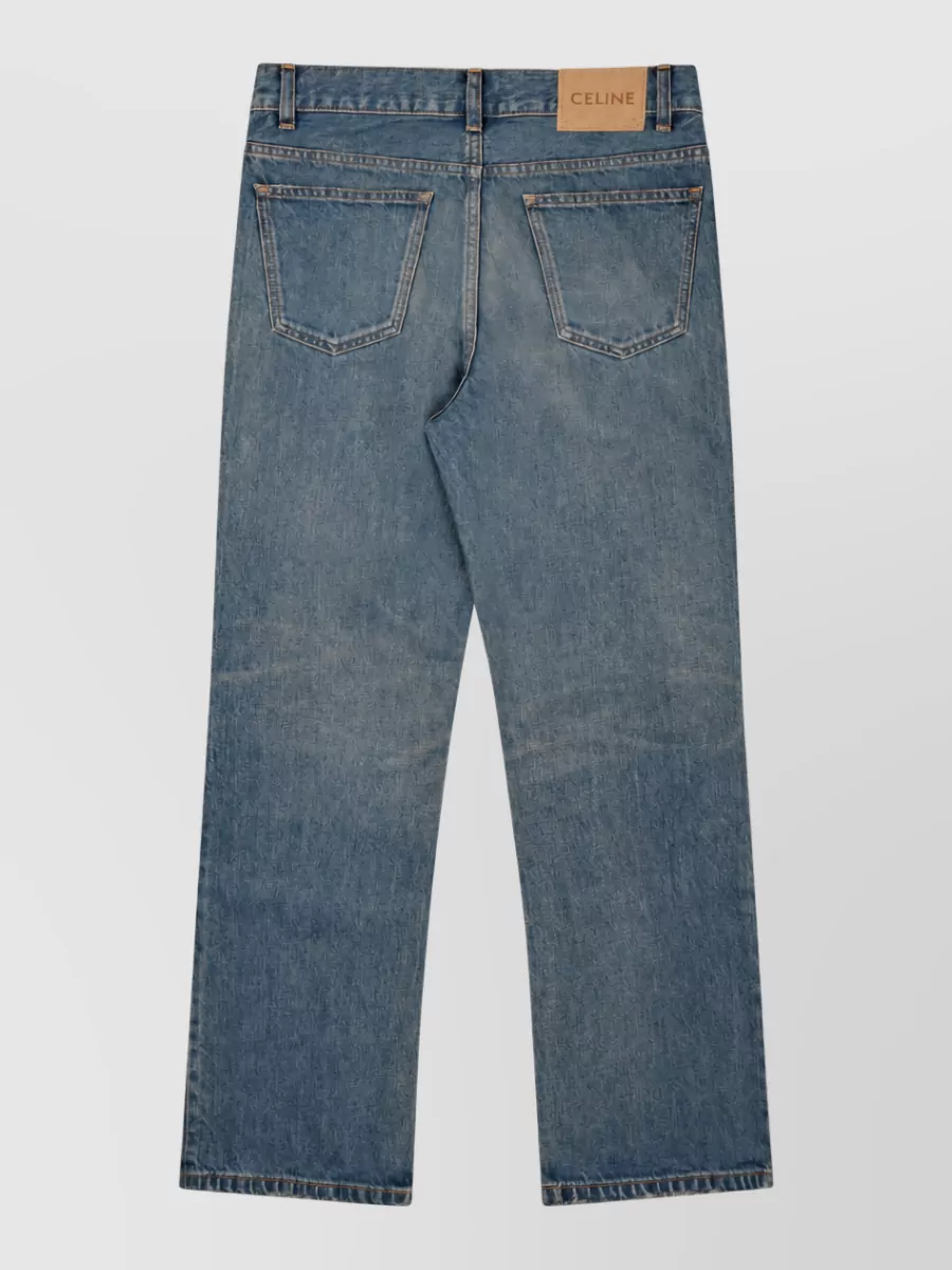 Celine Stonewashed Denim Jeans