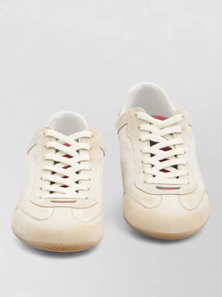 Gucci Rochelle Low Top Leather Sneakers