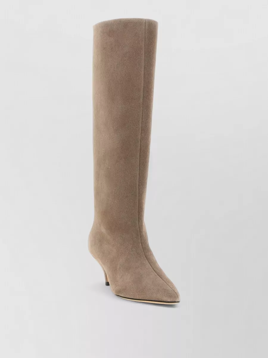 Fabiana Filippi suede leather knee-high boots