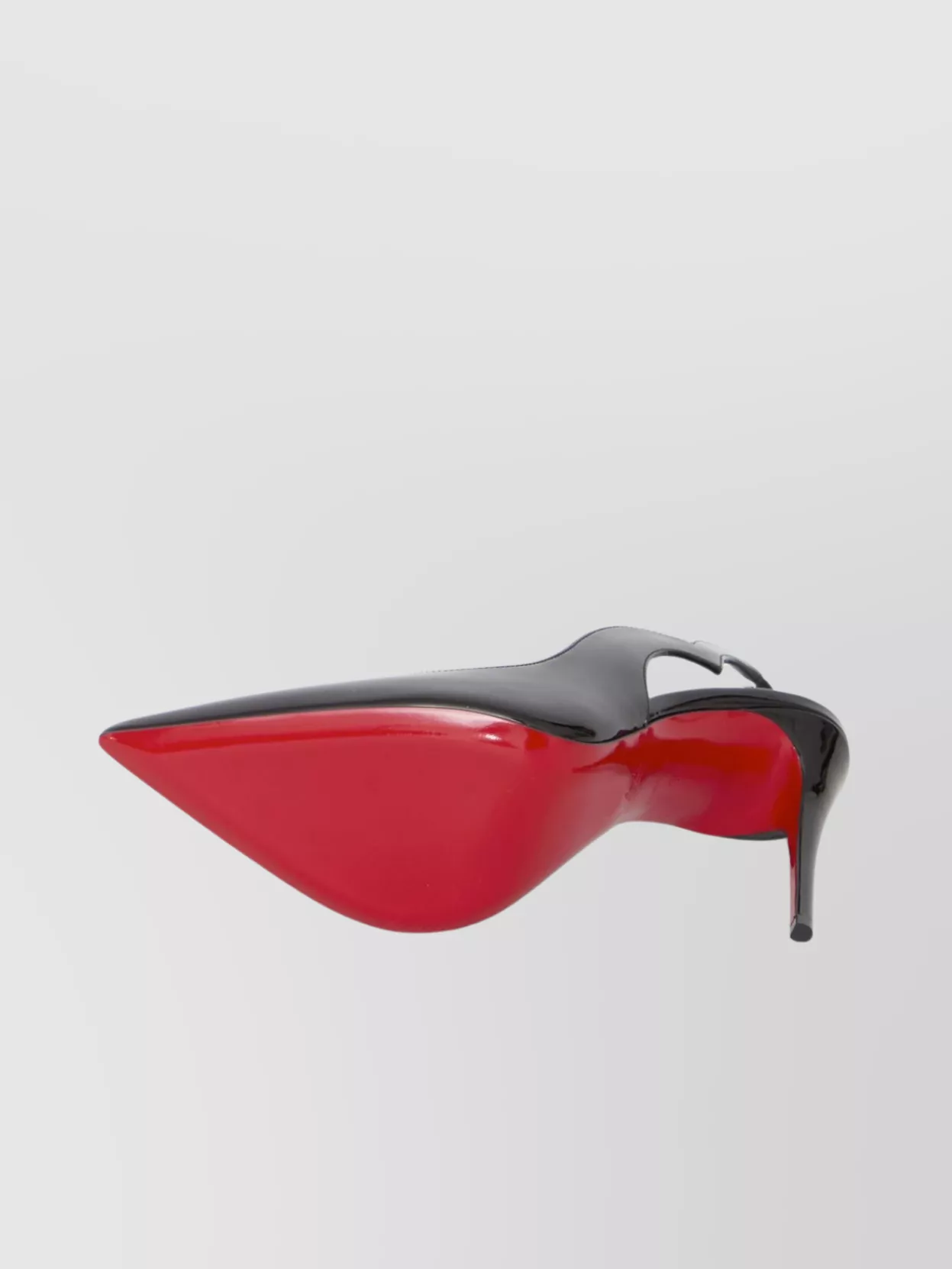 Christian Louboutin Chic Pointed Leather Pumps With Stiletto Heel