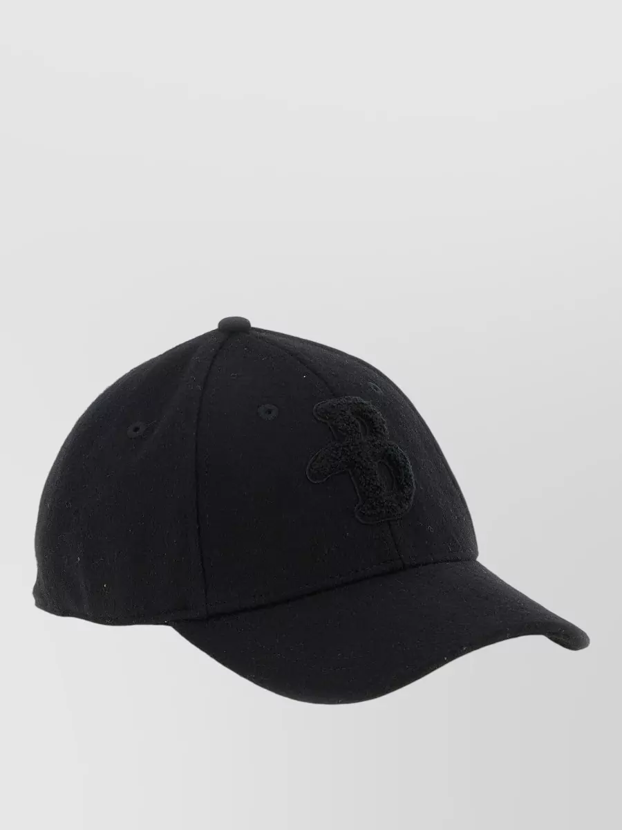 Ballantyne felt logo-patch cap