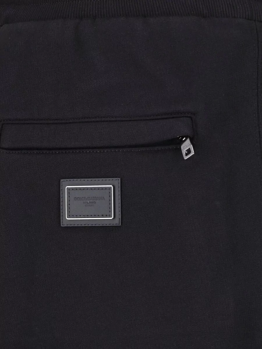 Dolce&Gabbana Cotton Straight Leg Track Pants