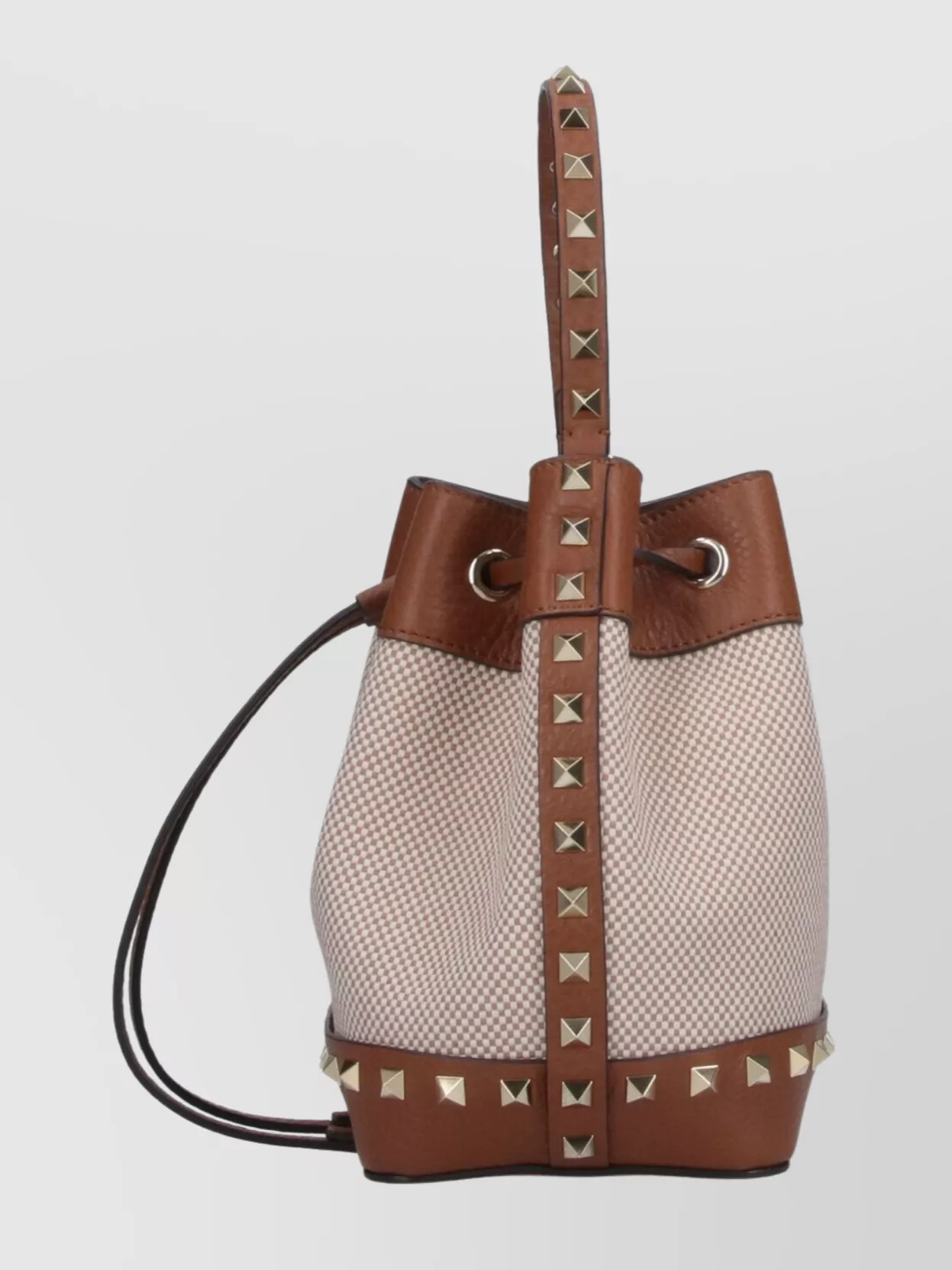 Valentino Garavani Bucket Bag Studded Detailing Leather