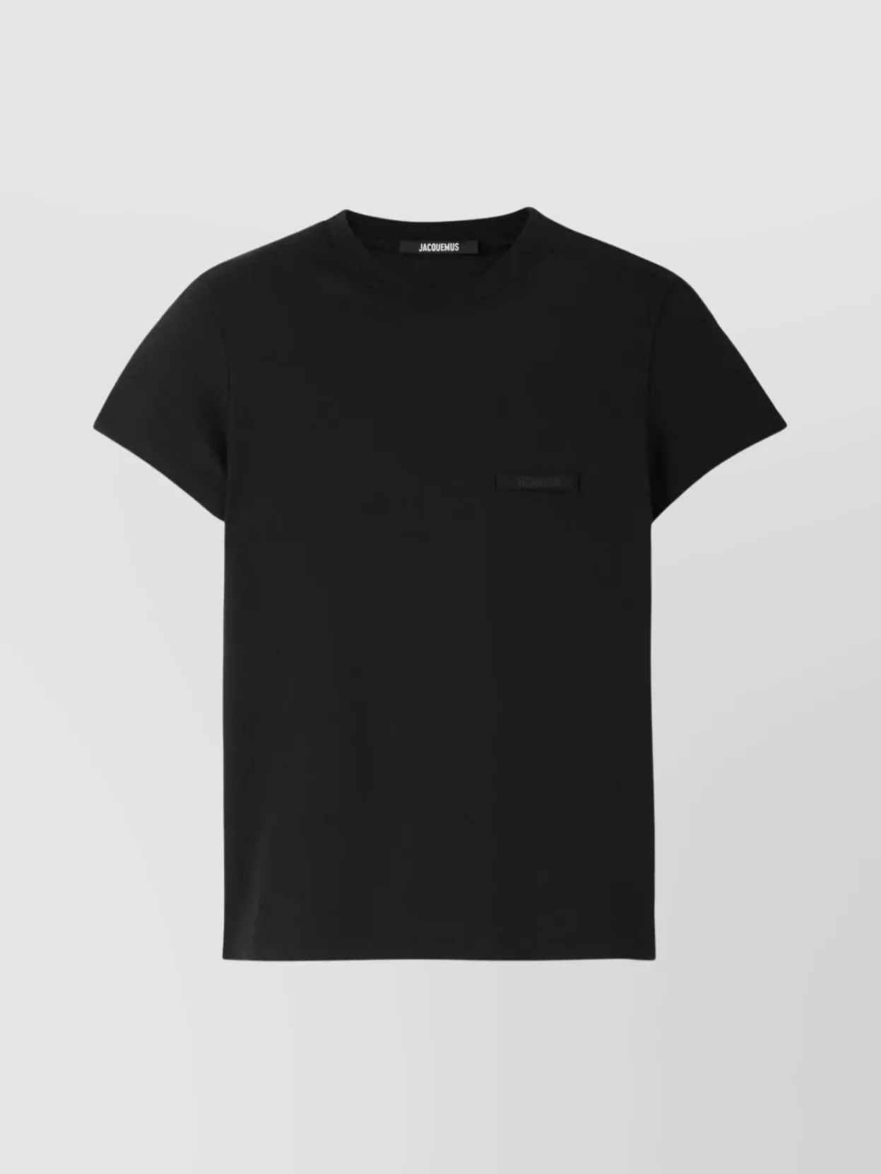 Jacquemus Black The Gros Grain Short-sleeve T-shirt In Black