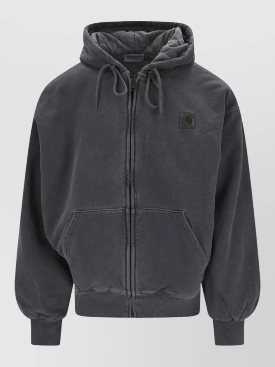 Carhartt Wip Cotton hooded zip jacket
