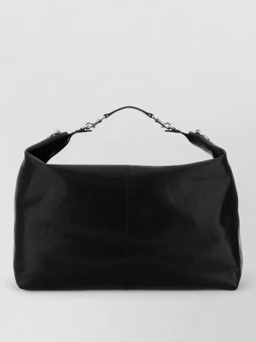 Gucci leather shopping tote bag