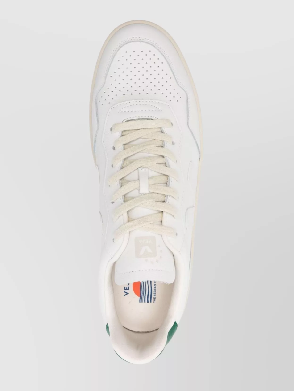 Veja V-90 Panelled Leather Sneakers