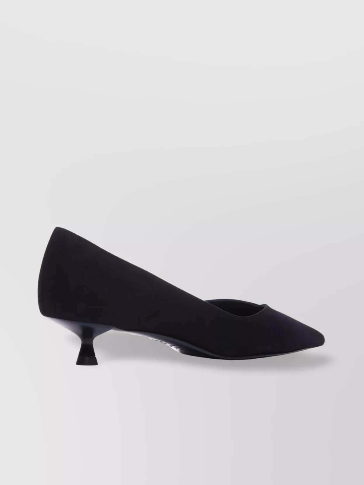 Shop Stuart Weitzman Pointed Toe Kitten Heel Pumps