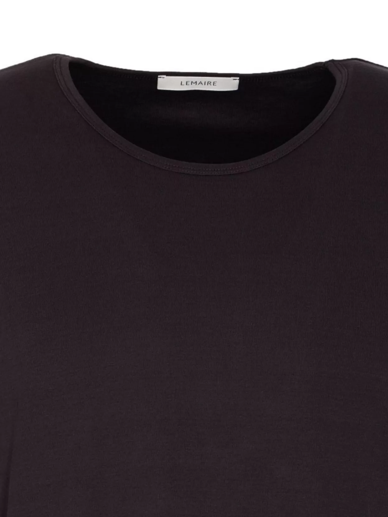 Lemaire Crewneck Ribbed Texture Plain Design T-Shirt