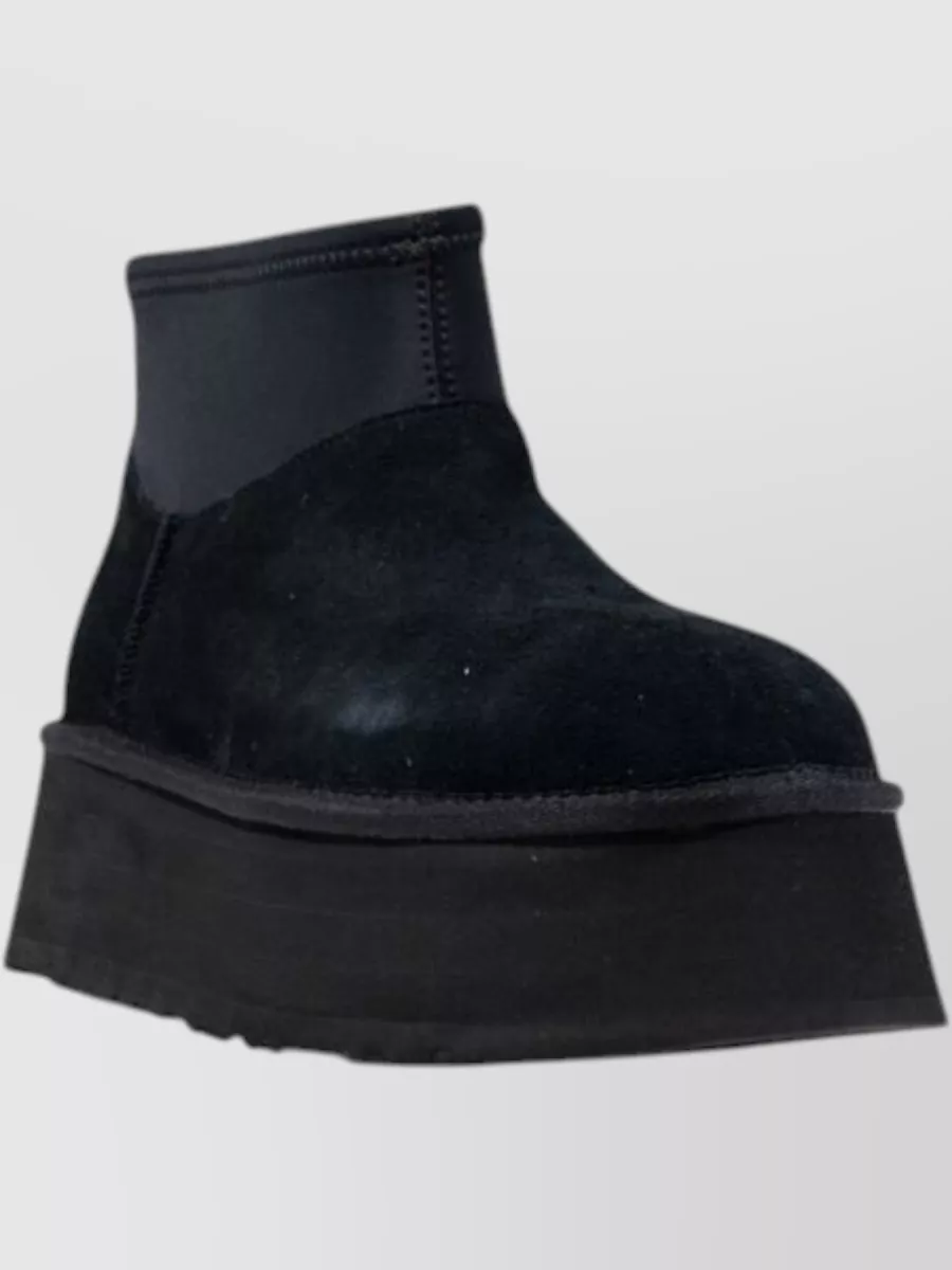 Ugg Suede Leather Ankle Boots