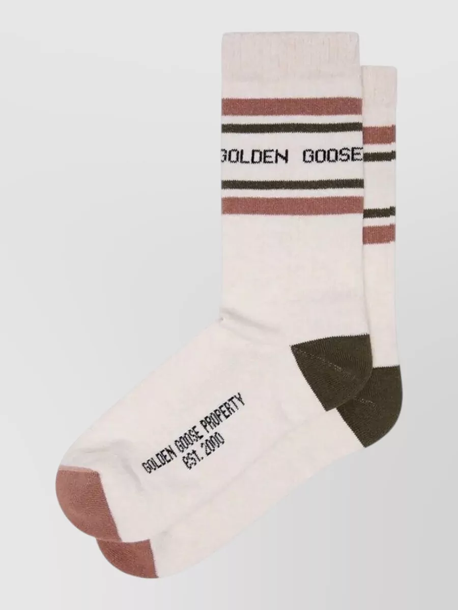 Golden Goose ribbed striped socks
