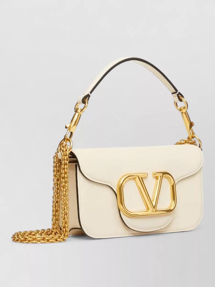 Valentino Garavani Locò Small Leather Shoulder Bag