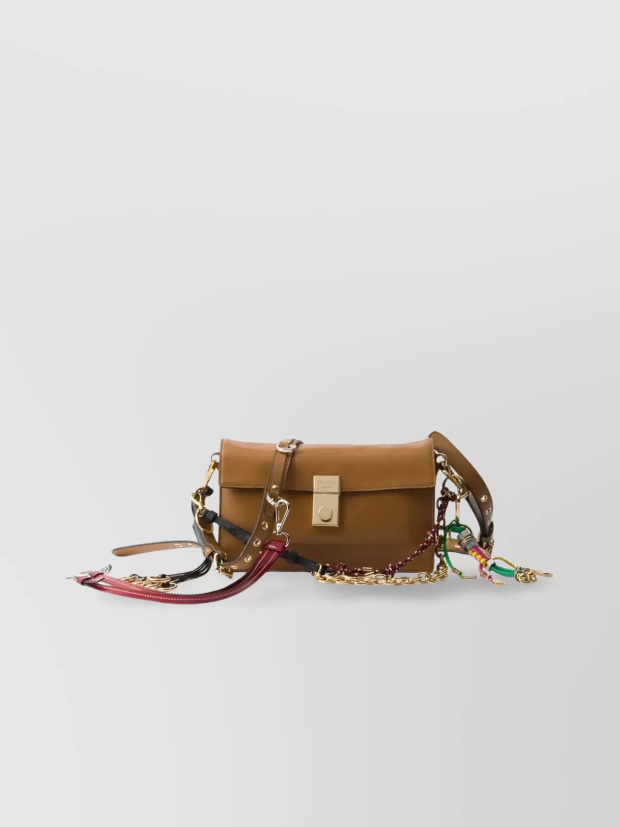 ショルダーバッグ・ポシェット Prada Soft Sound small leather shoulder bag with charms Prada Soft sound small leather shoulder bag charms | The
