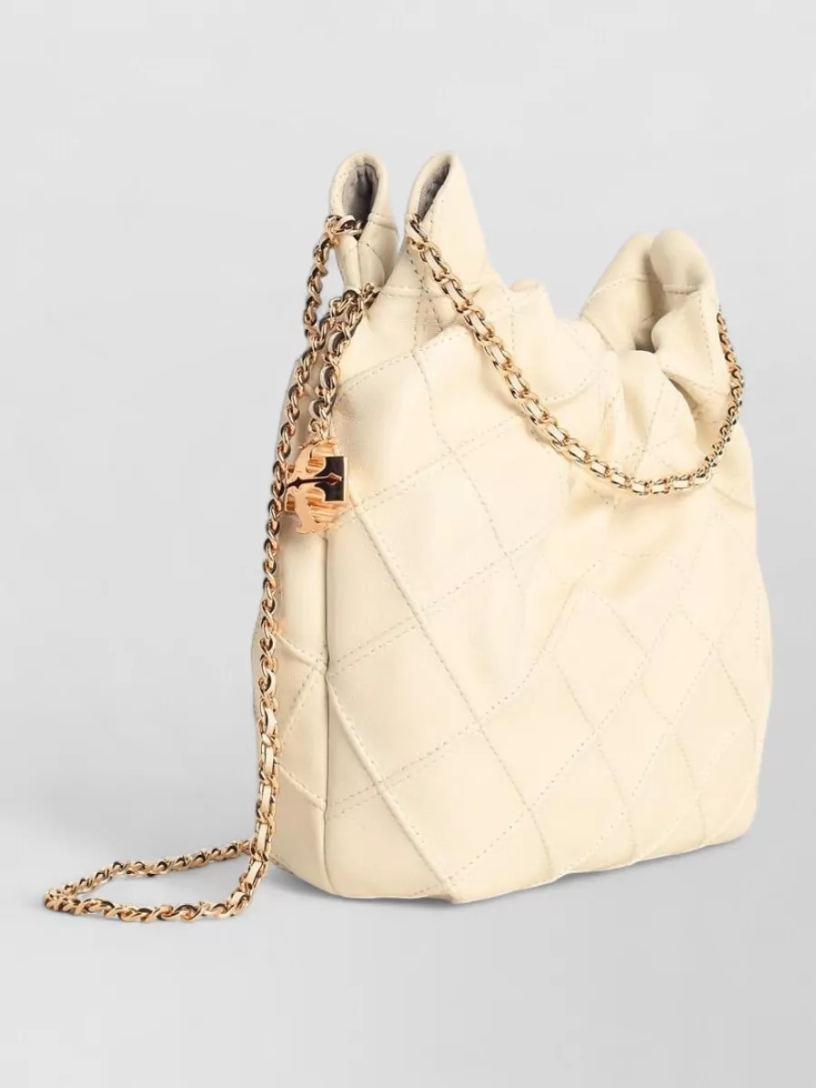 Tory Burch Fleming Mini Leather Shoulder Bag