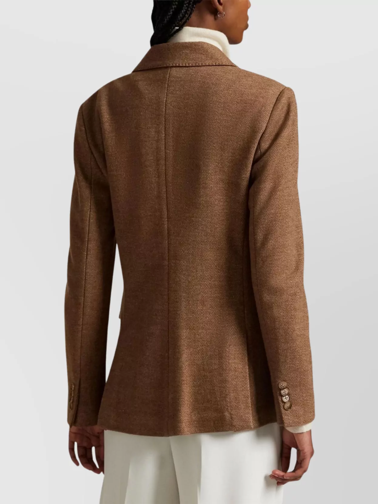 Ralph Lauren Double-Breasted Coat Flap Pockets