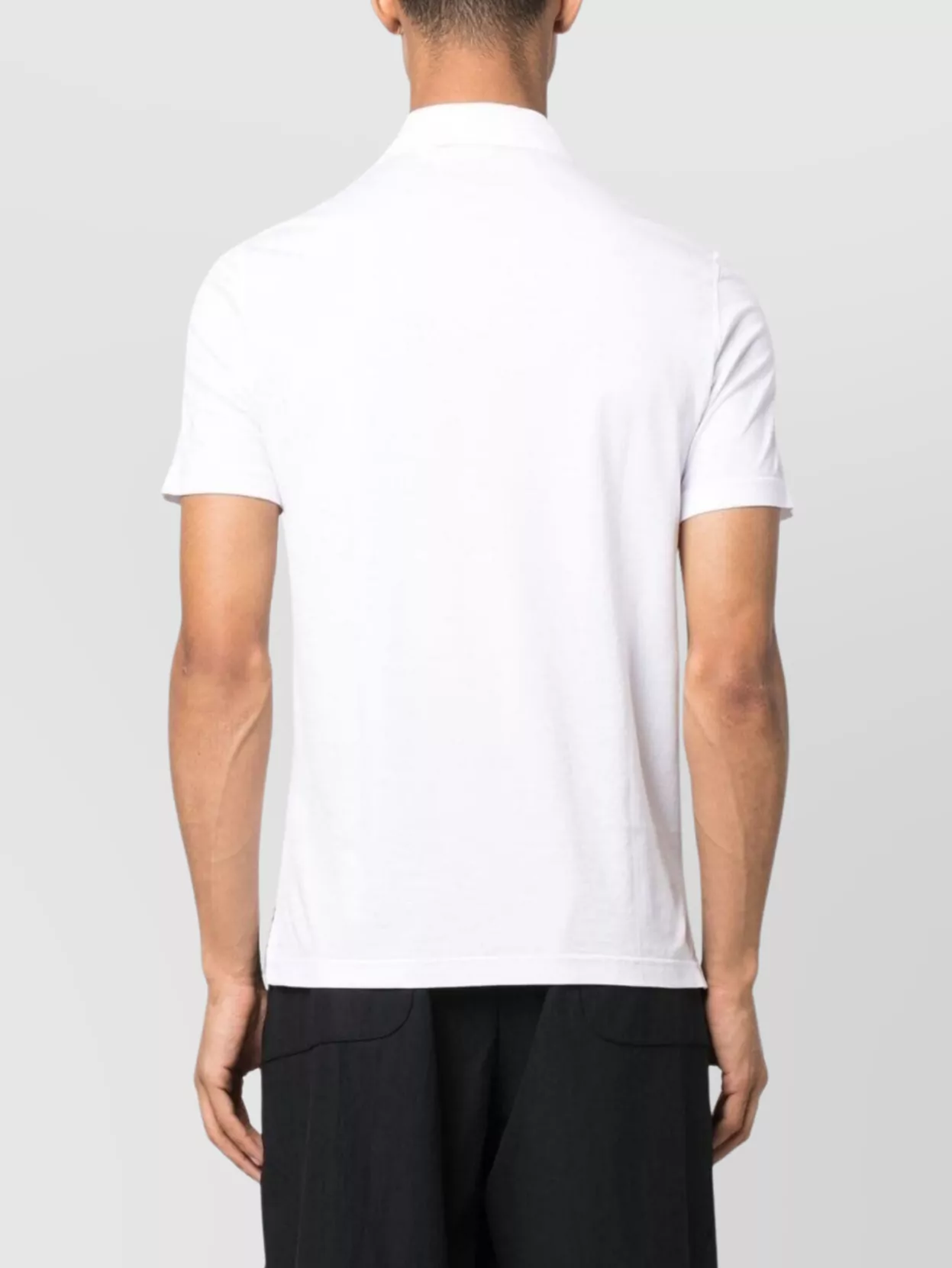 Aspesi Short Sleeve Shirt With Polo Collar Design