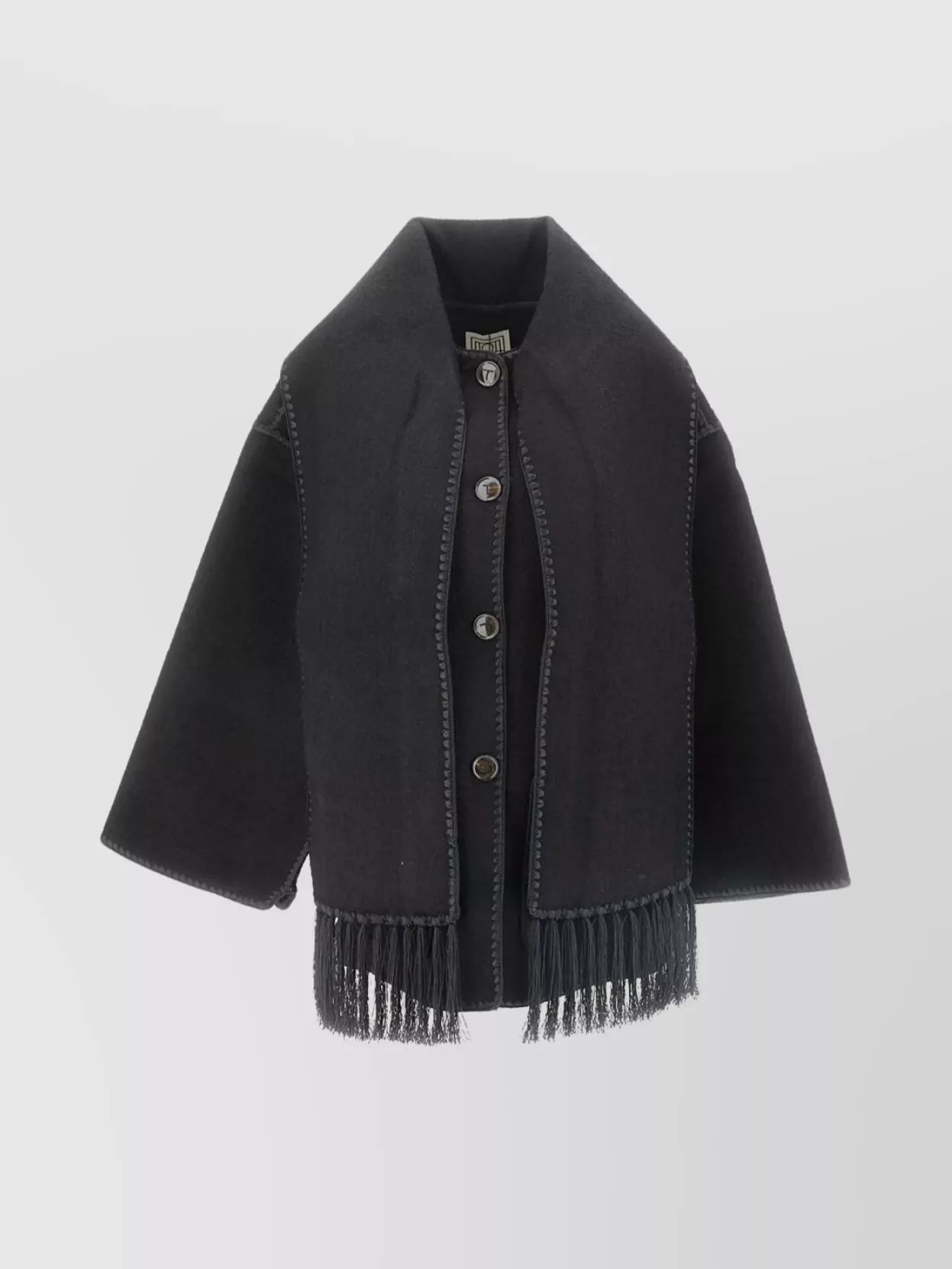 Totême Stitching Fringe Wide Sleeves Jacket