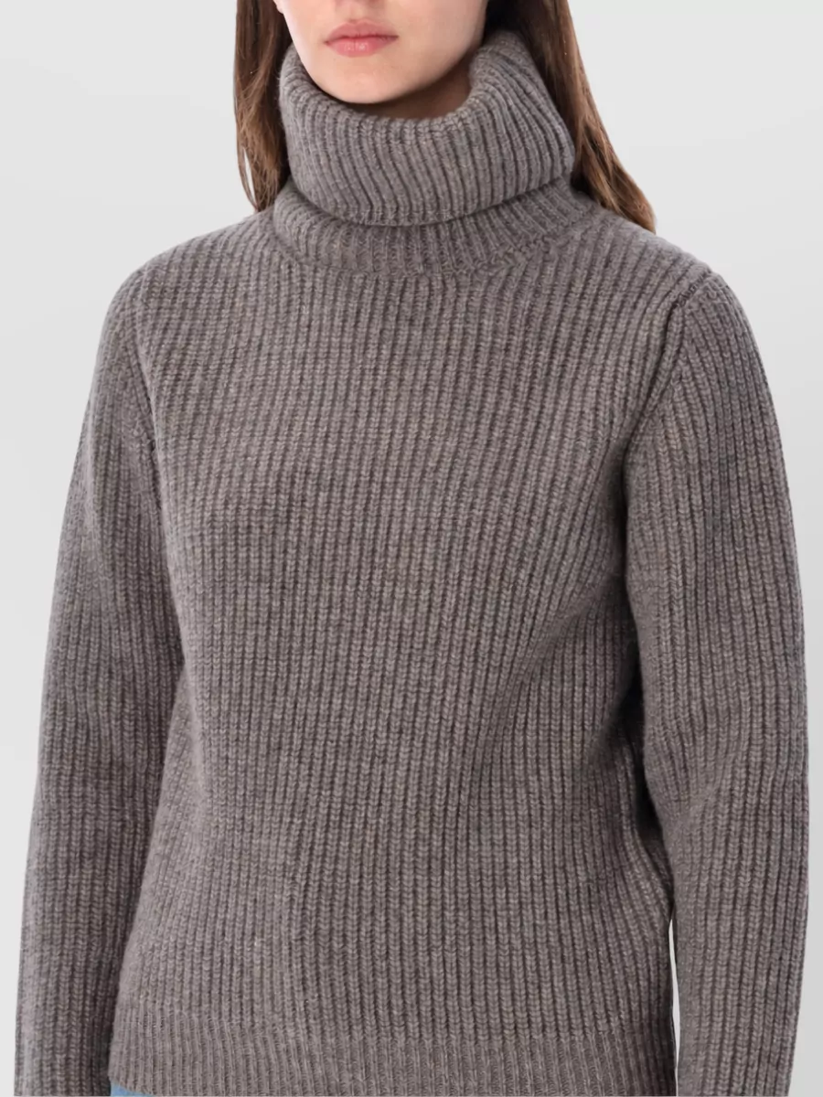 Fortela Cashmere Merino Wool High Neck Sweatshirt