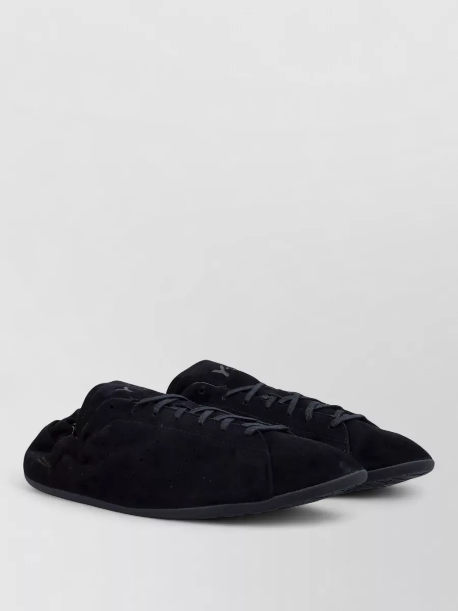 Y-3 leather lace-up sneakers