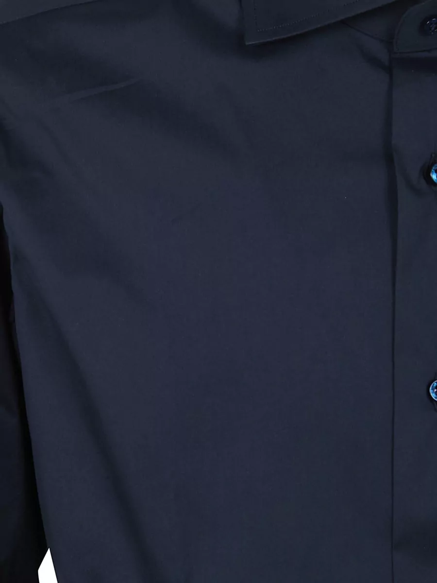 Barba Napoli Cotton Blend Regular-Fit Shirt