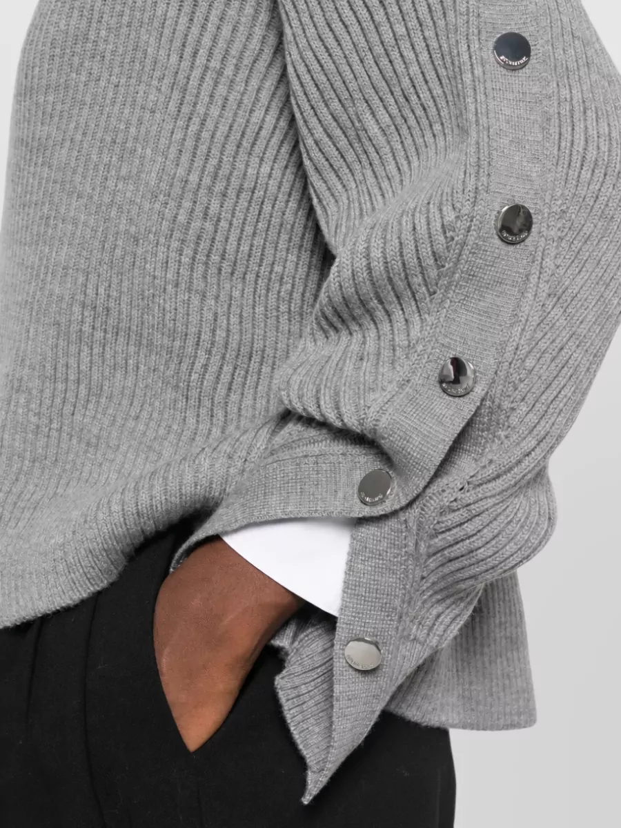 Sportmax Wool Oversized V-Neck Sweater