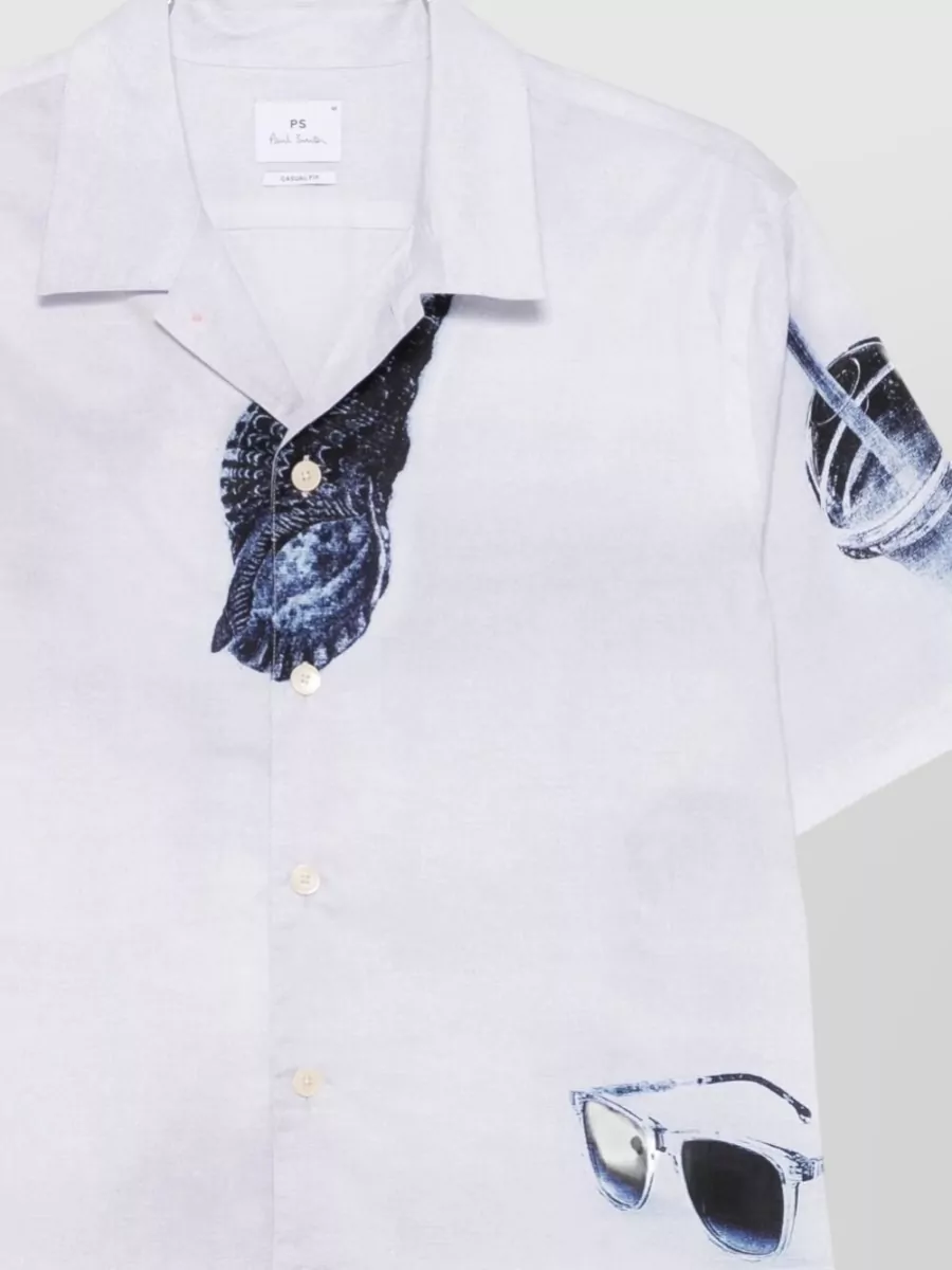 Paul Smith Organic Cotton Printed Short-Sleeve T-Shirt