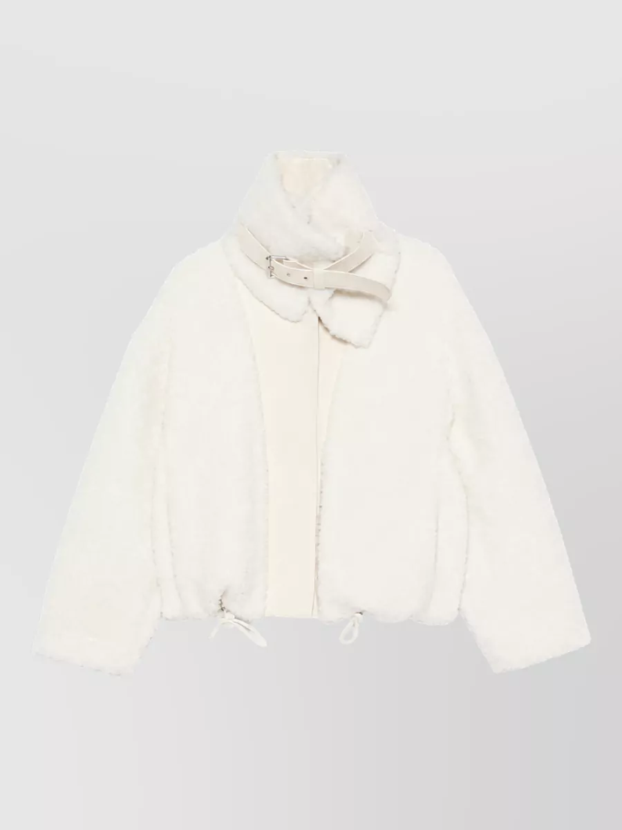 Sportmax Paneled Faux Fur Jacket