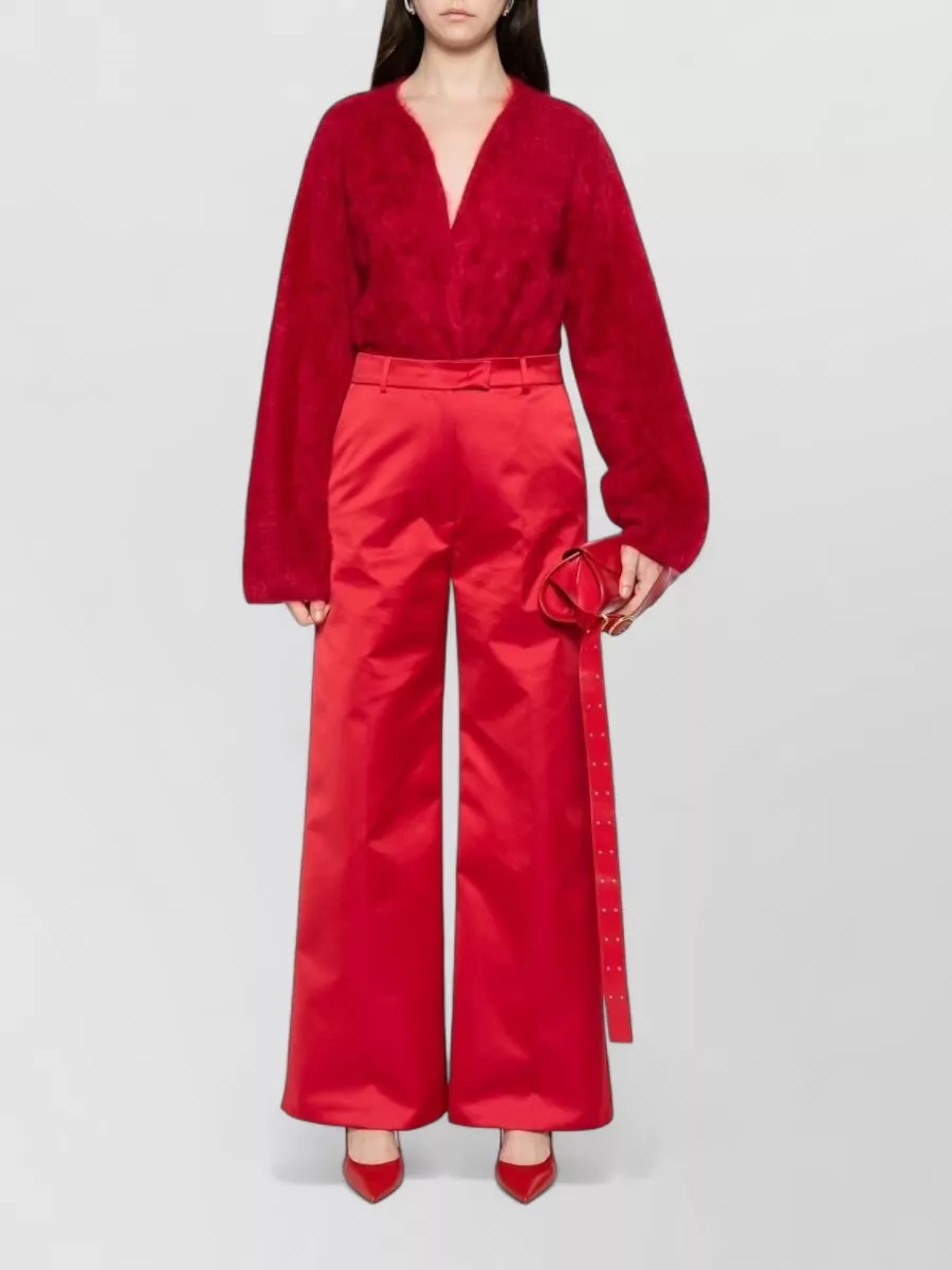 The Frankie Shop Brickell Wide Leg High Waist Pants