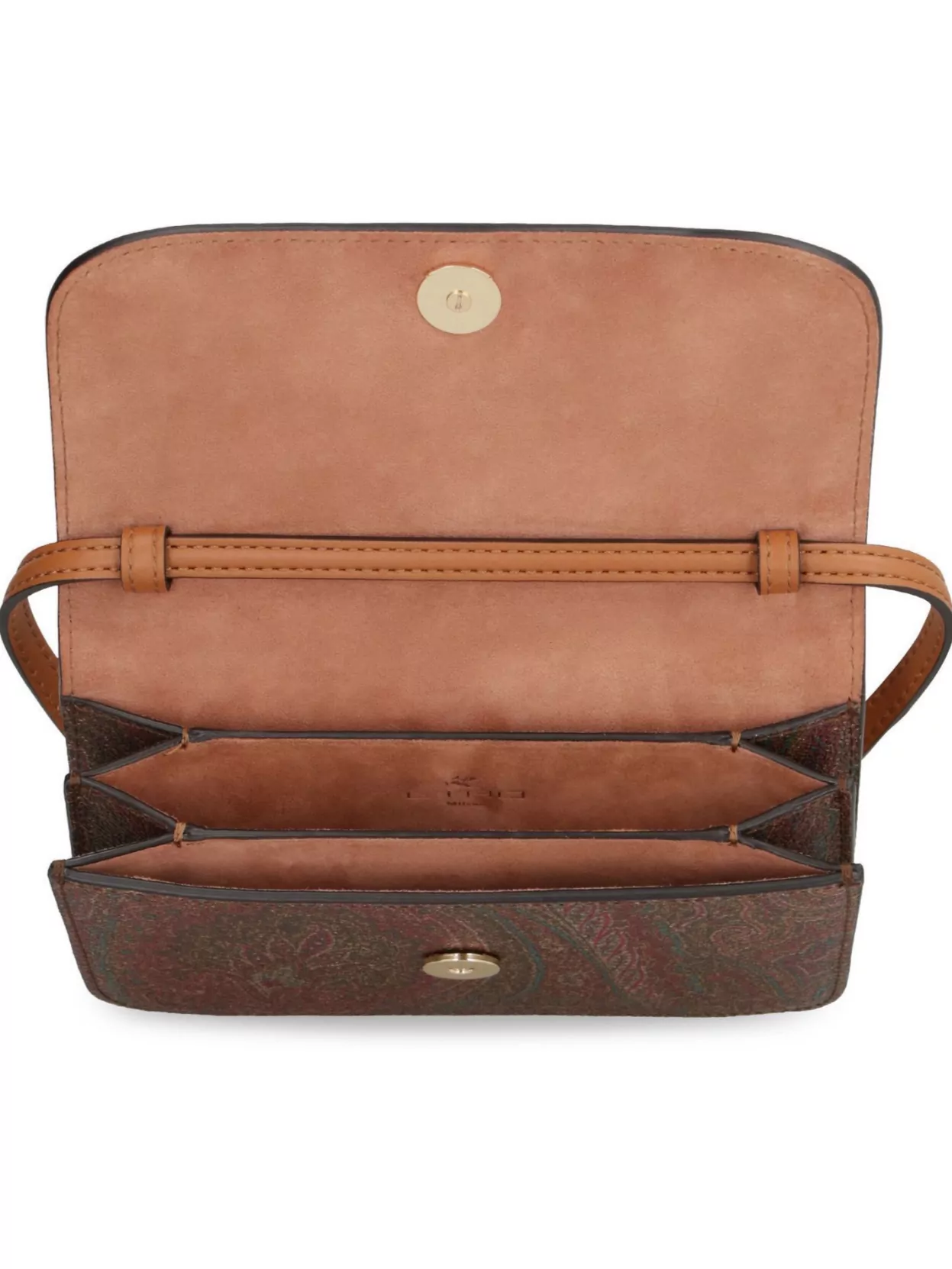 Etro Paisley Print Coated Fabric Crossbody Bag