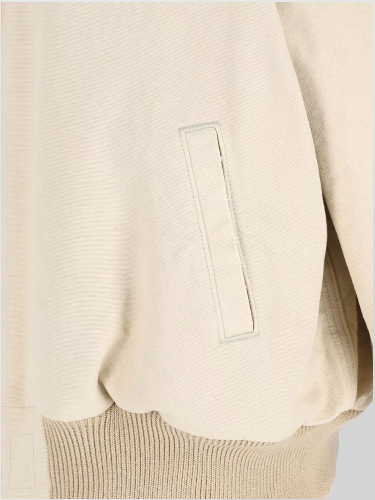 Maison Margiela Casual Jacket With Ribbed Cuffs And Hem
