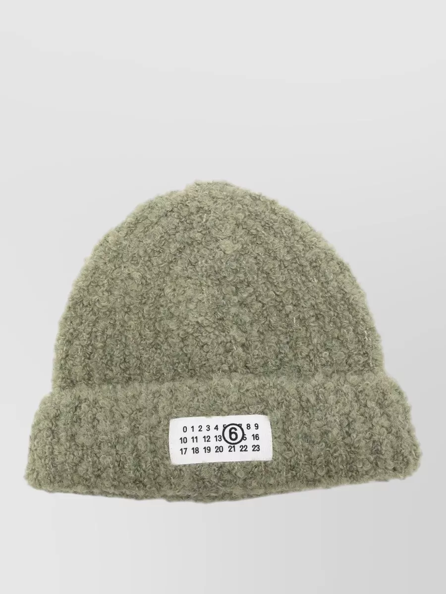 Mm6 Maison Margiela Ribbed Beanie