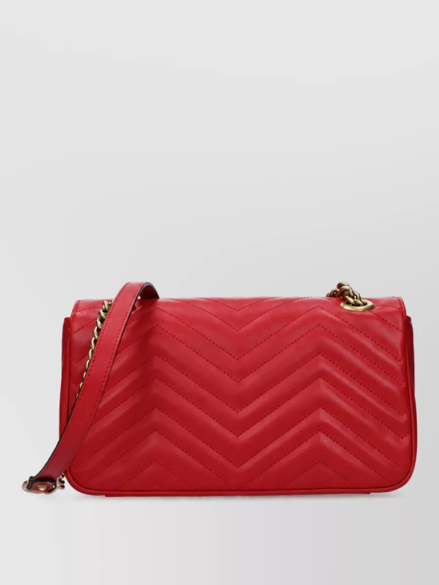 Gucci Na Leather Clutch Bag